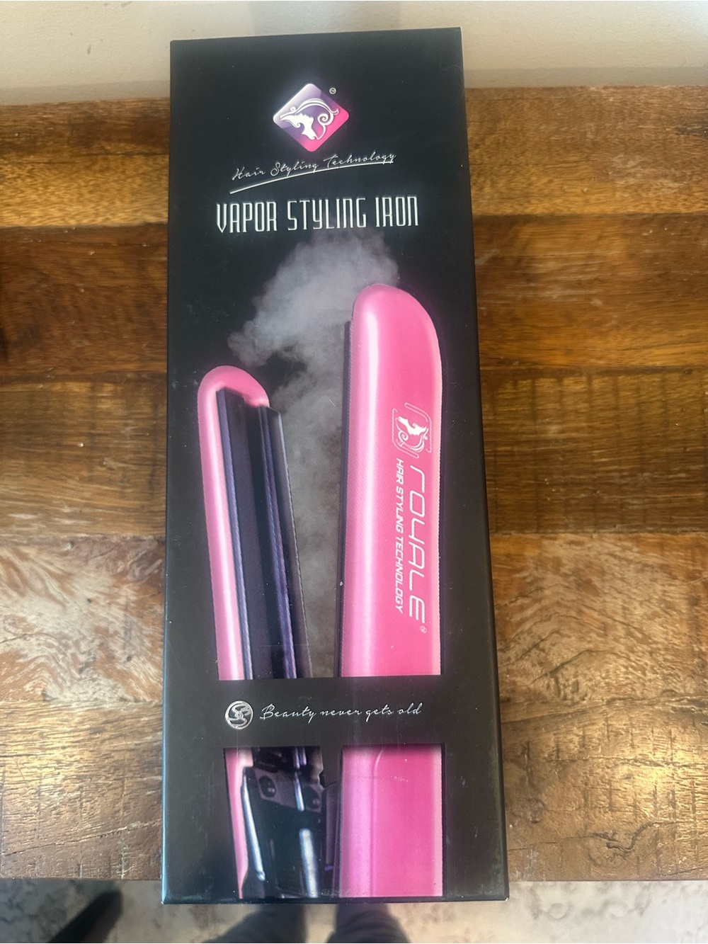 Royale Pink Vapor Styling Iron - Professional Hair Straightener